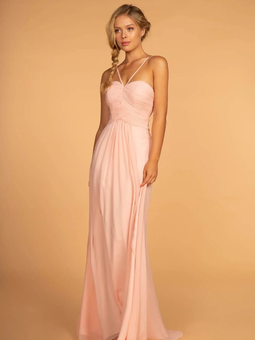 NEW BLUSH Chiffon Sweetheart Bridesmaid Dress Floor Length GL2607
